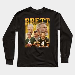 Vintage Brett Favre Retro Long Sleeve T-Shirt